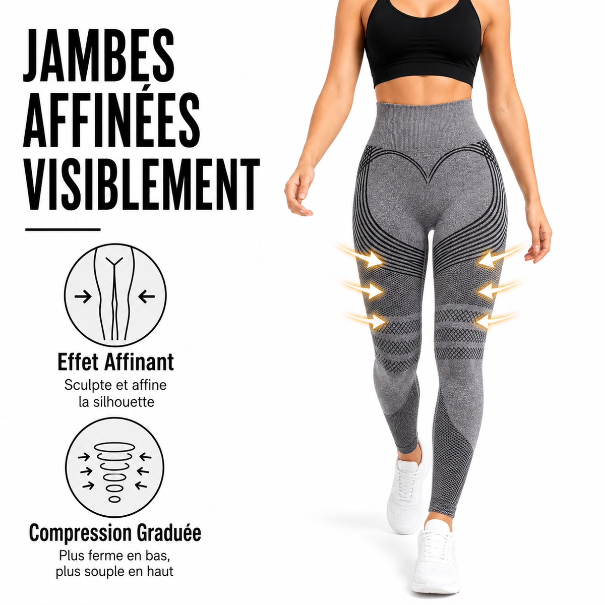 CurvePro™ Legging Anti-Cellulite et Sculptant 3D (Lot de 2)