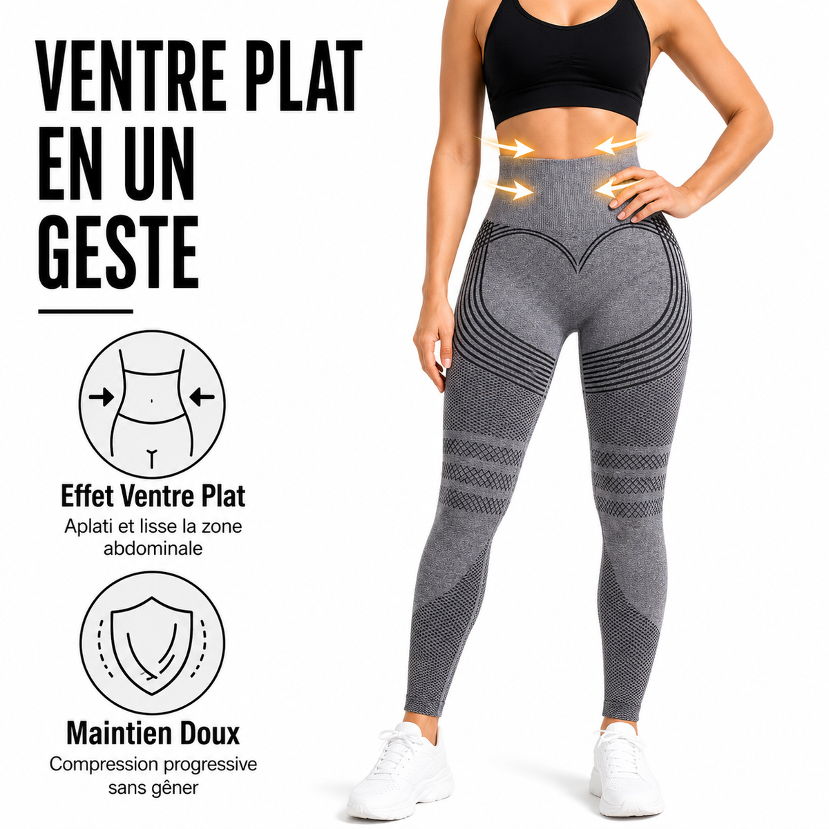 CurvePro™ Legging Anti-Cellulite et Sculptant 3D (Lot de 2)